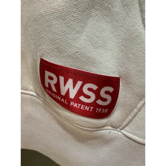 Champion RWSS reverse weave white hoodie sweatshirt L - Picture 4 of 8